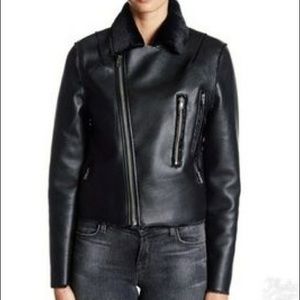 NWOT - Vegan Leather Vigoss w/ Faux Fur